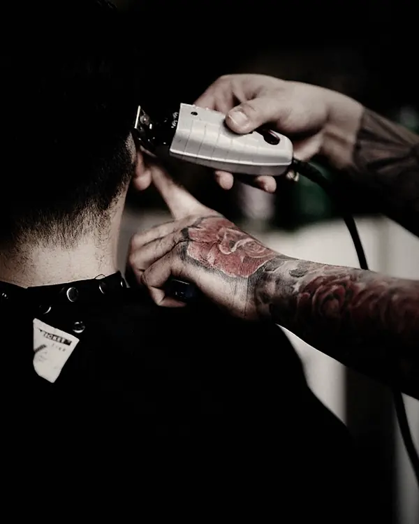 A finished skin fade